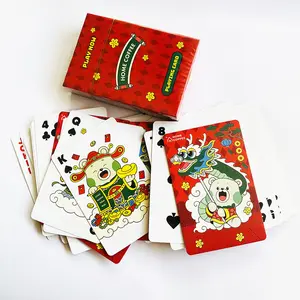 Customized High Quality Company Advertising Logo Gift Poker Cards For Promotion
