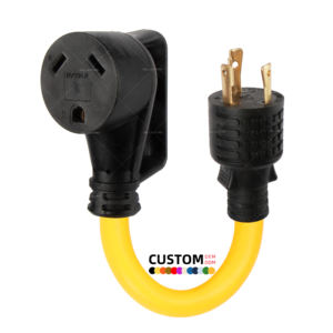 Lensheng ओम ओम गंध नेमा L5-30P 30a ट्विस्ट लॉक पुरुष को महिला भारी ड्यूटी आरवी जनरेटर पावर एडाप्टर कॉर्ड से TT-30R - Product Image 2