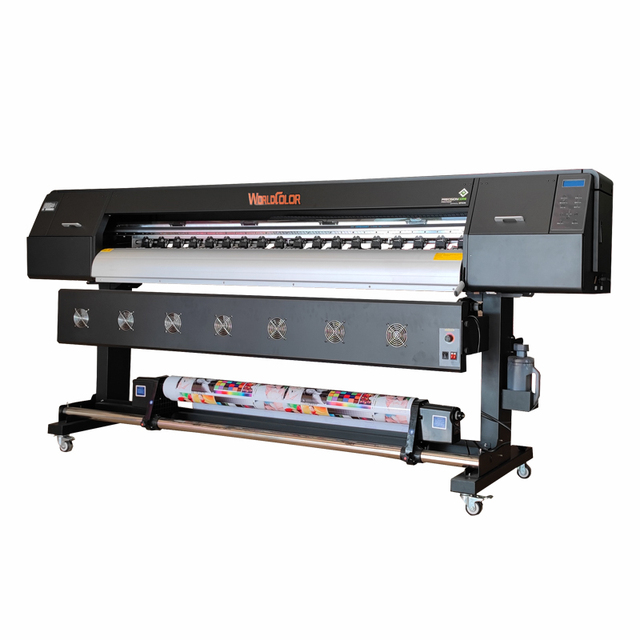 WorldColor Eco-Solvent Inkjet Printer Single or Double XP600 I3200 Digital Printers for Labels & Cards Motor As Core Component