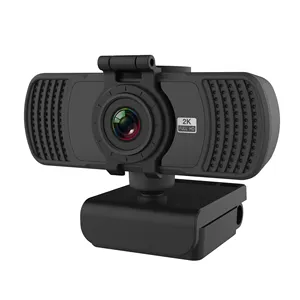 Webcam HD 2K, 1080 p, caméra Usb, avec Microphone HD, pour enregistrement et appels vidéo