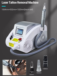 เครื่องกำจัดรอยสักถาวรแบบพกพา 532 นาโนเมตร 1064 นาโนเมตร ไม่เจ็บปวด เครื่องกำจัดกระ - Product Image 4