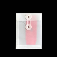 Mini Bolsa para Documentos, Sobre de Papel Glassine, Embalaje para Regalos, Cinta para Atar, Transparente, Semitransparente, Impresión Digital, Logotipo Personalizado