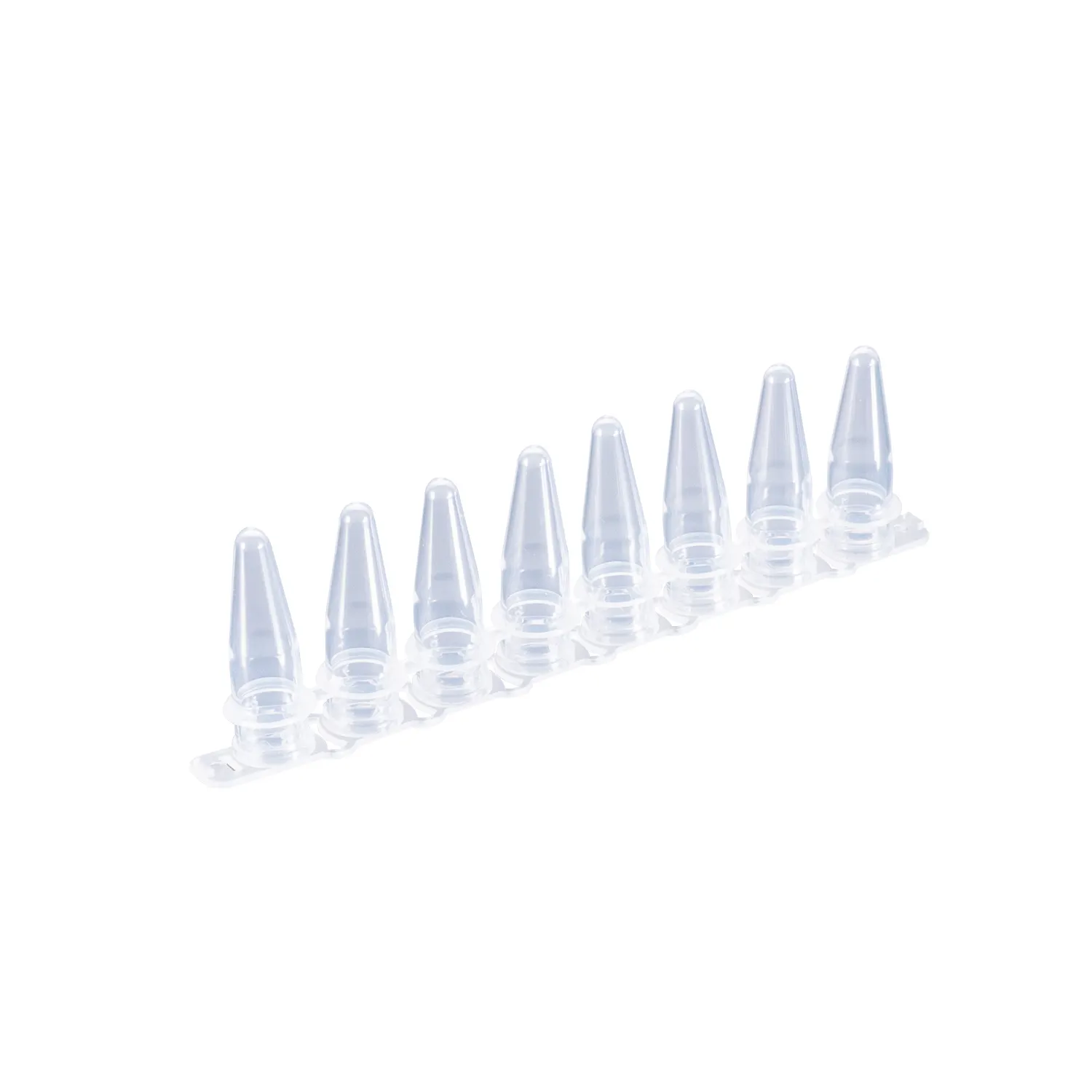 PP material PCR 0.2ml 8-strip tube with cover PCR tube (polypropylene, lab consumable)
