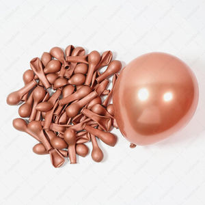 Vente en gros de nouveaux ballons en latex chromés <span class=keywords><strong>rose</strong></span> or Fungram M5 de 5 pouces, petits ballons pour <span class=keywords><strong>guirlande</strong></span> d'anniversaire, pour Noël et les fêtes - Product Image 1