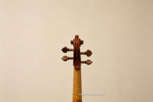 Violín Guarneri Leduc 1745 de una pieza con fondo de arce 4/4, hecho a mano con abeto europeo y accesorios de palisandro, modelo LFTS-605 - Product Image 2