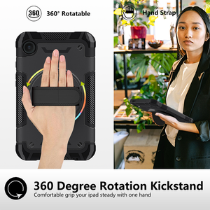 360 xoay Heavy Duty Rugged antoshock trường hợp máy tính bảng cho Samsung Tab A9 8.7 inch x110 x115 với dây đeo tay & vành đai vai - Product Image 6