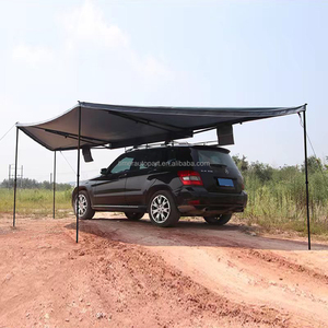 4x4 Offroad Camper Van Lef/côté droit couleur noire crème solaire étanche 2m 180 degrés <span class=keywords><strong>toit</strong></span> auvent <span class=keywords><strong>tente</strong></span> pour ramassage Suv utilisation - Product Image 2