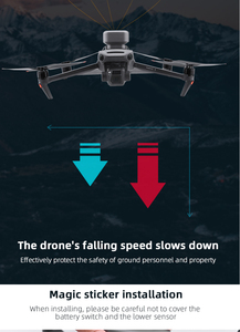 Stock Flight Safety paracadute per Mavic <span class=keywords><strong>2</strong></span> Pro ZOOM Mavic <span class=keywords><strong>3</strong></span>/Air <span class=keywords><strong>2</strong></span> 1 2S Drone ombrello di sicurezza accessori per la protezione della sicurezza del volo - Product Image 6