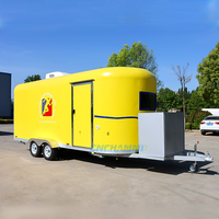 Camion de restauration mobile Chammp entièrement équipé en acier inoxydable, personnalisé, avec des caractéristiques résistantes à la rouille