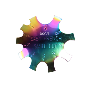 BQAN 핫 세일 스테인레스 금속 깊은 타원형 라인 가장자리 네일 도구 네일 프랑스어 커터 - Product Image 2