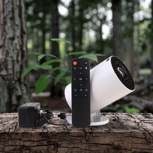 Proyector portátil HY300 Pro + HD Smart TV <span class=keywords><strong>LCD</strong></span> Decode Home Proyector Theater Video 4K 720P WiFi Outdoor LED Mini proyector - Product Image 4