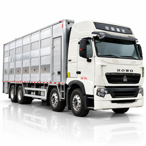 Camion de transport d'animaux HOWO 8x4, camion lourd pour le transport de bétail, de moutons et de volailles - Product Image 1