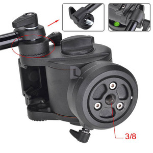 Jy0506h Cámara Dslr Cabezal de vídeo de fluido hidráulico para trípode de aluminio Monopod Slider Grabación panorámica <span class=keywords><strong>Película</strong></span> de video forshoot - Product Image 5