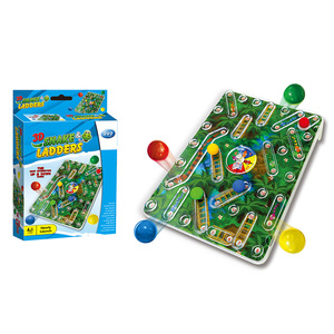 Juego de Mesa Portátil de Plástico de Ajedrez, Ludo y Serpientes y Escaleras para Niños, Entretenimiento Educativo - Product Image 6