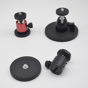 1/4-20 Thread Super Strong Rubber Coating Magnet Adapter <strong>Magnetic</strong> <strong>Camera</strong> Mounting Base for Mobile <strong>Camera</strong> Security <strong>Camera</strong> - Product Image 3
