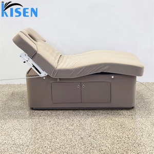 KISEN Electric Beauty <b>Bed</b> Curved Tattoo Therapy Massage Adjustable Multifunctional Lash <b>Bed</b> Beauty Salon Furniture Beauty <b>Bed</b> - Product Image 3