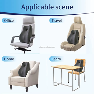 Silla ergonómica para juegos, cojín lumbar, respaldo ajustable, soporte de cintura, asiento de oficina, reposacabezas de espuma viscoelástica, almohada para el cuello - Product Image 3