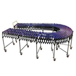 Goldtec Total Flexible Retail Stores Easy to Move Retractable Skate Wheel Provided Bearing Transportation <strong>Telescopic</strong> <strong>Conveyor</strong> - Product Image 5