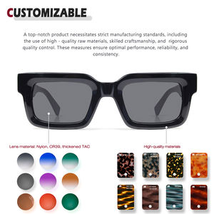 Benyi Classic Luxury Brand Designer Acetate <strong>Frame</strong> Sunglasses Men Vintage Italy Designer Sun <strong>Glasses</strong> Women <strong>Glass</strong> Lens Eyewear - Product Image 4