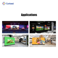 Panel Layar LED Digital P2.5 untuk Poster Indoor, Standee Toko Retail, Layar Video di Atas Stand, Pantalla Ultra Tipis untuk Toko
