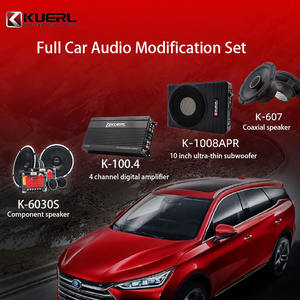 Amplificateur de puissance et haut-parleur coaxial 6.5 pouces, 12 pièces, ensemble de combinaison de caisson de basses - Product Image 2