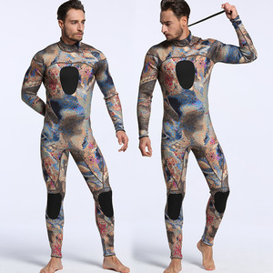 Traje de <span class=keywords><strong>Neopreno</strong></span> de <span class=keywords><strong>3mm</strong></span> para Buceo y Natación, Camuflaje, Transpirable, Costuras Planas, para Hombre, Venta al Por Mayor - Product Image 4