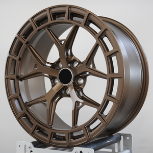 Jantes en alliage d'aluminium forgé monobloc Roc Custom 16-22 pouces Bronze brossé HFX-1 PCD 5x120 5x114.3 pour Ford Mustang <span class=keywords><strong>Corvette</strong></span> - Product Image 3