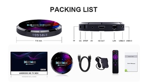 Hot-bán trực tuyến nhiều ngôn ngữ phương tiện truyền thông Máy nghe nhạc TV Box H96 Max TV Box 100m Net Port 8K 2.4G/5G Dual Wifi + AC android11.0 - Product Image 5