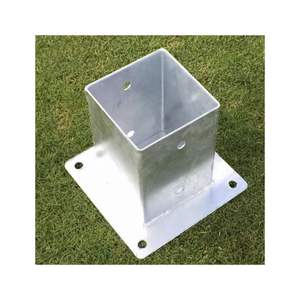 Soporte para Postes de Madera de 75 mm, Zapatas para Postes de Cerca - Product Image 1