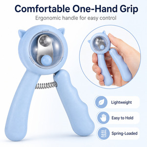 Cortauñas para Mascotas con Reducción de Salpicaduras para <span class=keywords><strong>Perros</strong></span> y Gatos, con Lima, Herramienta de Aseo de Seguridad con Cabeza Redonda - Product Image 6