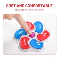 Tapis de souris en forme de moulin à vent, tapis de souris de dessin animé, tapis de souris transparent rouge cristal, repose-poignet, tapis de souris de jeu pour la maison et le bureau