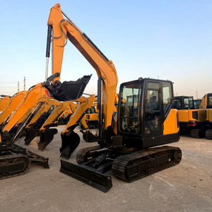 รถขุดขนาดเล็ก Sany SY55U ใหม่ น้ำหนัก 5.5 ตัน เครื่องยนต์ Yanmar แท้ รถขุดตีนตะขาบ Sany 5.5 ตัน แบบ Zero Tail Swing สำหรับงานก่อสร้าง - Product Image 1