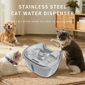 USB Sạc Thông Minh Tự Động Pet Trung Chuyển 3L Mèo Đài Phun Nước Với Bát Thép Kích Thước Lớn Cho Chó Và Mèo Uống - Product Image 6