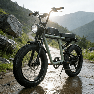 Vélo électrique puissant à pneus gras de 20 pouces pour adultes, 48V 750W, vélo électrique à pneus gras, suspension intégrale, vélo électrique hybride - Product Image 2