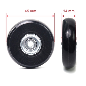 Ruedas de Repuesto para Maleta de Viaje de 45*14 50*14 55*14 mm, Anillo para Maleta, 4 Ruedas, para <span class=keywords><strong>Samsonite</strong></span> - Product Image 2
