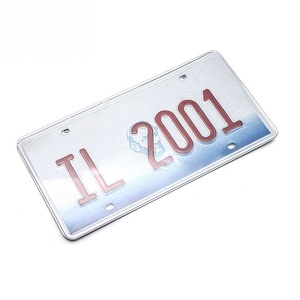 Marco para Placa de Matrícula de Automóvil, Marco Plano Transparente Blanco Estándar Estadounidense al por Mayor, Resistente a Impactos y Duradero - Product Image 2