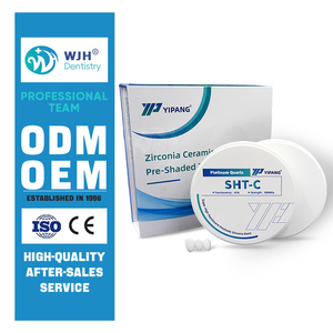 Blocco di zirconio dentale personalizzato produttore con porcellana dentina in polvere materiale alta traslucenza blocco di <span class=keywords><strong>Zirconia</strong></span> - Product Image 1