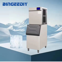 Machine à glaçons automatique refroidie par air 227 kg/24h pour bar, café, restaurant et usage commercial