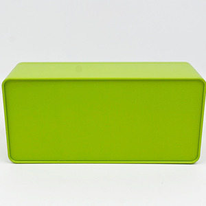 Custom Long Rounded‑Corner Rectangle Matte Green Metal Tin <b>Box</b>, Food Grade Plain <b>Empty</b> Tin For Tea Cookie <b>Gift</b> Set Storage - Product Image 3