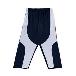 Pantalon Capri Homme Grande Taille 2026 de Qualité Supérieure, Blocs de Couleurs, Séchage Rapide, Léger, en Polyester/Coton, Idéal pour l'Été Décontracté - Product Image 1