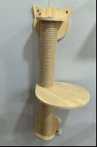 Décor à la maison bois mural chat perche chat <span class=keywords><strong>griffoir</strong></span> poteaux de remplacement sisal naturel <span class=keywords><strong>griffoir</strong></span> pour chats <span class=keywords><strong>Cube</strong></span> tour - Product Image 2