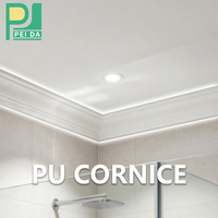 Moulures décoratives en polyuréthane PU, corniche en PU, moulures légères en PU pour la décoration des murs et plafonds intérieurs, installation facile