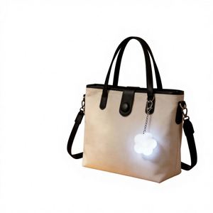 Women's Bag Portable Handmade Love Water Drop Bell Design LED Lighting Lamp Touch-to-Light <b>Backpack</b> Pendant Keychain Smart - Product Image 1