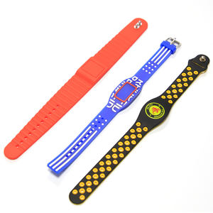 Bracelet intelligent en silicone avec logo personnalisé, sublimation, <span class=keywords><strong>code</strong></span> QR 13,56 MHz, tissu imperméable, réglable, RFID 125 kHz - Product Image 3