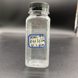 Botella vacía de plástico con tapas para zumo, tarro de zumo de naranja fresca, zumo de manzana, capacidad de 60ml, 100ml, capacidad de 2oz - Product Image 2