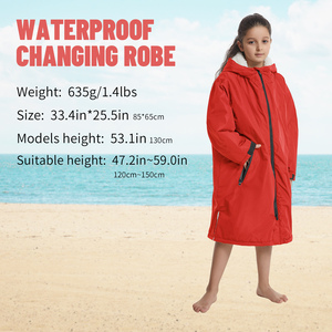 Child <strong>Dry</strong> Changing Robe Windproof Waterproof Sand Free Beach <strong>Swimming</strong> Diving Cheap Overcoat Large Microfiber <strong>Coat</strong> - Product Image 2