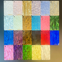 Feuille acrylique colorée ODM/OEM, plaque acrylique, panneau acrylique pailleté