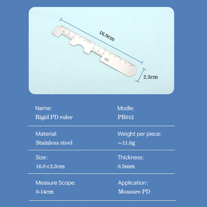Righello PD Premium PR012: Gadget Leggero per Esami Oculistici, Accessorio Oftalmico Portatile per <span class=keywords><strong>Ottici</strong></span> - Fornitura all'Ingrosso, Spedizione Veloce - Product Image 6