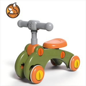 7-in-1 תינוק טרולי טרולי טרמפ עם סתיקת סל מנענע סוס נדנדה - Product Image 6