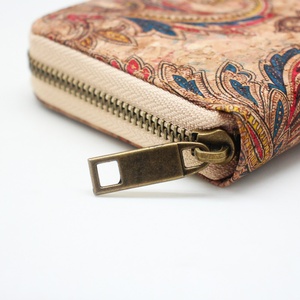 Boshiho Women Cork Vegan Purse <b>Wallet</b> <b>Smart</b> Phone Clutch Zip Long Purse with Card Holder Coin Pocket Vegan Gift - Product Image 5